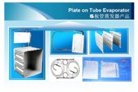 Evaporador sobre plato (Plate on tube evaporator)